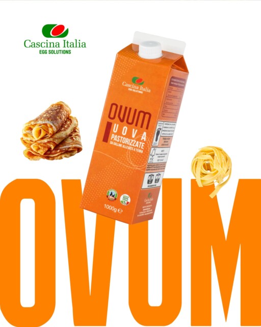 Non rompere le uova!
Ovum è semplice: uova già sgusciate, pastorizzate e pronte all’uso.
Una soluzione pratica, pensata per avere sempre la giusta quantità, senza sprechi e senza passaggi inutili.
Da galline allevate a terra, la confezione da 250 g corrisponde a 5 circa uova, quella da 1000 g sono circa 20 uova
Apri, versi, chiudi…presto fatto.
#CascinaItalia #Ovoprodotti #UovoPastorizzato